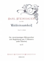 Waldeinsamkeit op.32 fr Mnnerchor und 4 Hrner (Klavier) Partitur und Stimmen