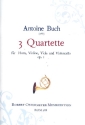 3 Quartette op.1 fr Horn, Violine, Viola und Violoncello Partitur und Stimmen