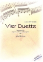 4 Duette BWV802-805 fr 2 Saxophone (ST(A)) Partitur