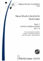 Neue Musik-Literarische Denkmler Band 1 Teil 1-4 fr Gesang (Bass), Violine, Violoncello, Posaune, Stein-Percussion und Sprecher, Partitur und Stimmen