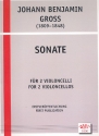 Sonate fr 2 Violoncelli Stimmen