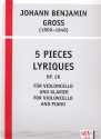 5 Pices lyriques op.26 fr Violoncello und Klavier