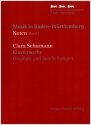Clara Schumann - Klavierwerke Originale und Bearbeitungen