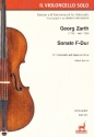 Sonate F-Dur fr Violoncello und Bc Partitur und Stimmen (Bc ausgesetzt)