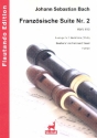 Franzsische Suite Nr.2 BWV813 (Auszge) fr 2 Blockflten Partitur und Stimme