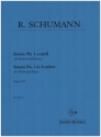 Sonate a-Moll Nr.1 op.105 fr Violine und Klavier