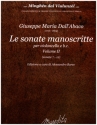 Le sonate manoscritte vol.2 (sonate 7-12) per violoncello e Bc