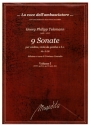 9 Sonate vol.1 e vol.2 per violino, viola da gamba e Bc