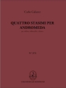 Carlo Galante, Quattro Stasimi Per Andromeda Violin, Cello and Guitar Partitur + Stimmen