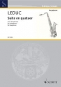 Suite en Quatuor 4 Saxophone Studienpartitur