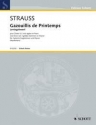 Strau (Sohn), Johann Gazouillis de Printemps 2 Singstimmen und Klavier