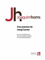 Homs, Joaquim, Cinc poemes de Josep Carner Voice and Wind Quintet