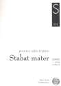 Stabat mater fr gem Chor und Orchester Klavierauszug