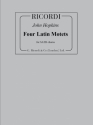 John H. Hopkins, Four Latin Motets Classical Partitur