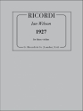 Ian Wilson, 1927, For Three Violins Three Violins Partitur + Stimmen