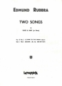 2 Songs op.4 no.2 and op.13 no.2 for voice and harp (piano)