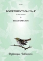 Brian Gaulton Divertimento No. 17 in F bassoon trio