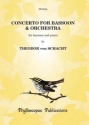 Theodor von Schacht Arr: C M M Nex and F H Nex Ed: C M M Nex and F H N Concerto for Bassoon and Orchestra - Solo bassoon and piano reduction bassoon & piano