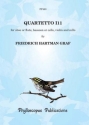 Friedrich Hartman Graf Ed: F H Nex and C M M Nex Quartetto III mixed ensemble