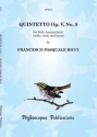 Francesco Pasquale Ricci Arr: Dr Lance Whitehead Ed: C M M Nex and F H Quintetto Op. V No. 5 mixed ensemble