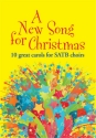 A New Song For Christmas gemischter Chor (SATB) Chorpartitur