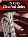 15 Easy Classical Solos Bb/C Euphonium TC/BC Buch + CD