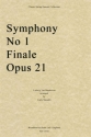 Ludwig van Beethoven, Symphony No. 1 Finale, Opus 21 Streichquartett Stimmen-Set