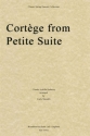 Claude Debussy, Cortge from Petite Suite Streichquartett Partitur