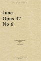 Pyotr Ilyich Tchaikovsky, June, Opus 37 No. 6 Streichquartett Stimmen-Set