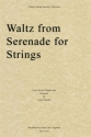 Pyotr Ilyich Tchaikovsky, Waltz from Serenade for Strings Streichquartett Partitur