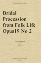 Edvard Grieg, Bridal Procession from Folk Life, Opus 19 No. 2 Streichquartett Stimmen-Set