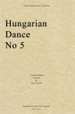 Johannes Brahms, Hungarian Dance No. 5 Streichquartett Stimmen-Set