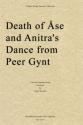 Edvard Grieg, Death of se and Anitra's Dance from Peer Gynt Streichquartett Stimmen-Set