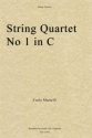 Carlo Martelli, String Quartet No. 1 in C, Opus 1 Streichquartett Partitur + Stimmen