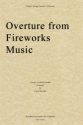 Overture from 'Music for the Royal Fireworks' for string quartet set of parts