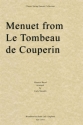 Maurice Ravel, Menuet from Le Tombeau de Couperin Streichquartett Stimmen-Set