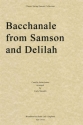 Camille Saint-Sans, Bacchanale from Samson and Delilah Streichquartett Partitur