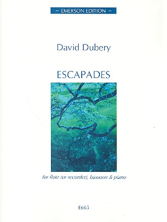 Escapades for flute (recorder), bassoon and piano parts