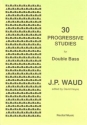 James Waud Ed: David Heyes 30 Progressive Studies double bass studies, double bass solo