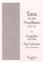 Hugo Schlemller Ed: David Heyes Solos for the Young Bassist Book 1 double bass & piano