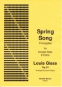 Louis Glass Arr: David Heyes Spring Song Op.31 double bass & piano