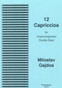 Miloslav Gajdos 12 Capriccios double bass solo