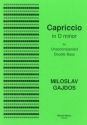 Miloslav Gajdos Capriccio in D minor double bass solo