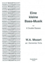 Eine kleine Bass-Musik for 6 double basses score and parts