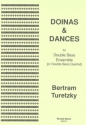 Bertram Turetzky Doinas & Dances double bass quartet