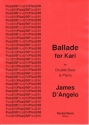 James D'Angelo Ballade for Kari double bass & piano