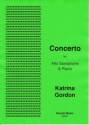 Katrina Gordon Concerto for Alto Saxophone alto / baritone saxophone & piano