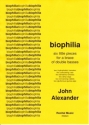 John  Alexander biophilia - six little pieces for a brace of double basses double bass duet