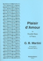 Plaisir d'amour fr Kontrabass und Klavier