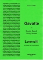 Lorenziti Arr: David Heyes Gavotte (Solo tuning) double bass and string orchestra, double bass & other instruments